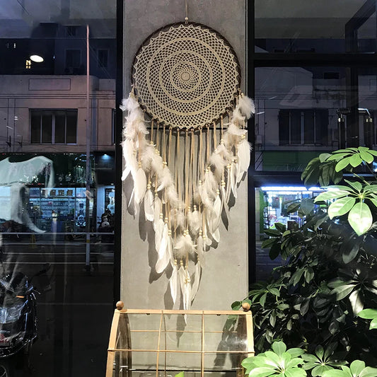 Big Dream Catcher with Light - Nordic Decor for Kids Room