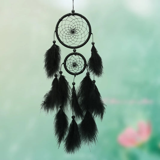 Feather Dream Catcher - Handmade Wall Hanging Decoration