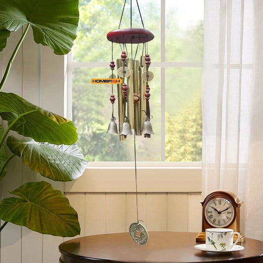 Large Metal Wind Chime - Church Bell Garden Decor